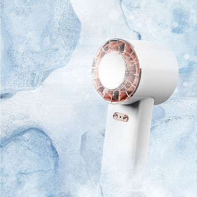 ミニポータブル USB 充電式ファン 2200 MAh バッテリー USB 氷冷却ファン