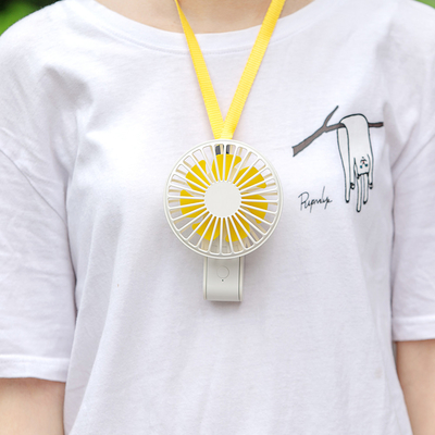 小型USBの再充電可能な折りたたみのポケット携帯用掛かるネックレス便利なファン