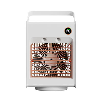質  Rechargeable USB Air Cooler Fan 4000mAh Battery Nano Ice Mist Fan 工場