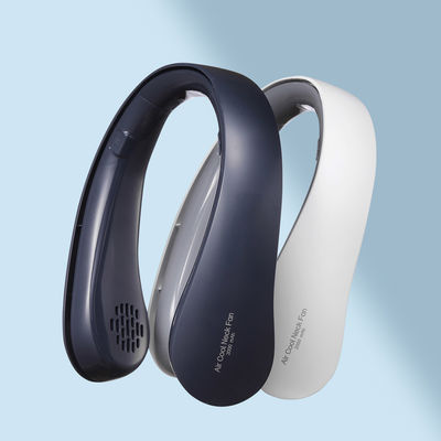 質  Necklace Portable USB Fan White 2000mAh ABS Silicone Mini Air Conditioner 工場