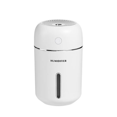 質  Car USB 280ml Ultrasonic Air Humidifier With Warm Lights H2o Cool Mist Maker 工場
