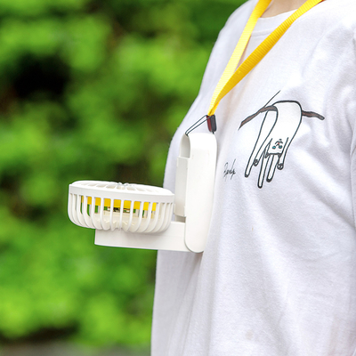 小型USBの再充電可能な折りたたみのポケット携帯用掛かるネックレス便利なファン