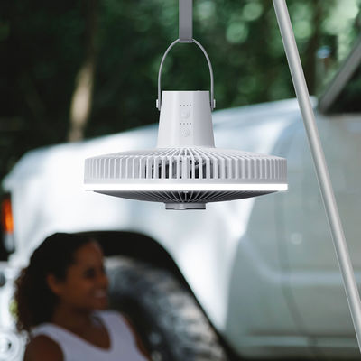 バッテリー10000mAh充電式テーブルファン12インチランタンLEDテントライトファン