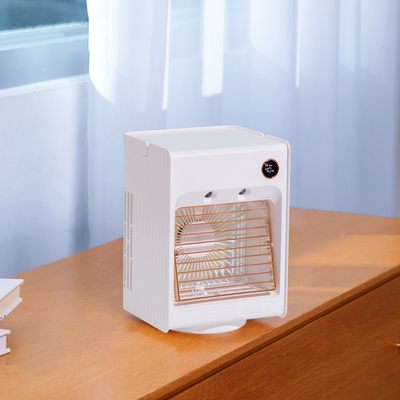 総本店のテーブルのライトが付いている個人的なエアコン4000mAhの再充電可能な回転空気涼しいエアコン