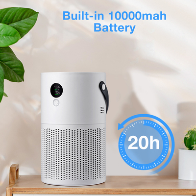 10000mAh世帯の空気清浄器AP01スマートなH13本当のHepaの白