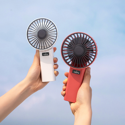 携帯用LED Digtialの表示4000mAh小型USB手持ち型ファン