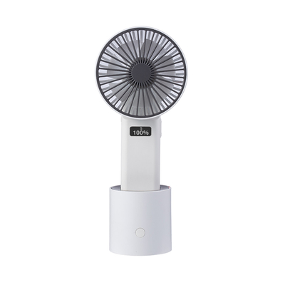 机は小さく再充電可能な手ファン4W 4000mA小さい電池式ファン振動する