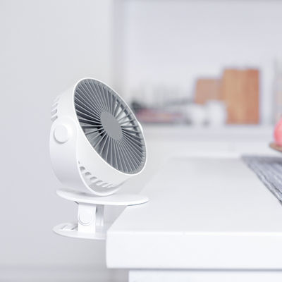 2000mAh バッテリーポータブル USB ファン BLDC 360 度テーブルクリップファン