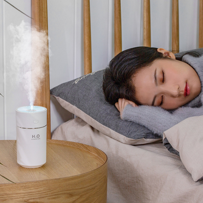 30 Ml/Hの超音波空気加湿器LED暖かく軽い360ml Usb車の充電器の加湿器