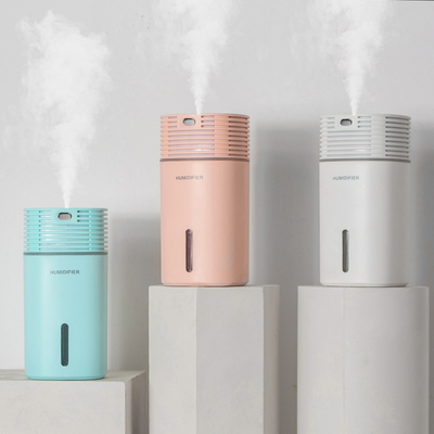 H2o 500mlの超音波空気加湿器の卓上は軽い香りの拡散器USB力を導いた