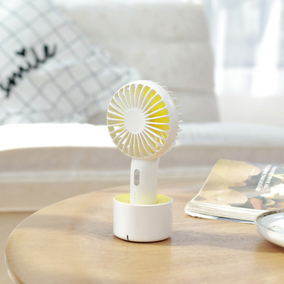 立場の基盤、2000mAh電池、自動回転及び香り機能の再充電可能な手持ち型ファン