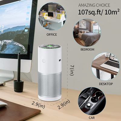 PM 2.5デスクトップ車の空気清浄器HEPAはAP02寝室のエア クリーナーをろ過する