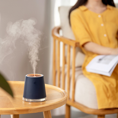 屋外のコードレスUSBの空気加湿器500ml 2000mahの小さいエアコンの加湿器
